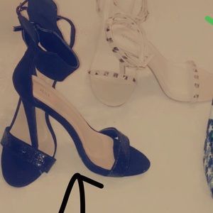 Black cute little heels like new size 8.5